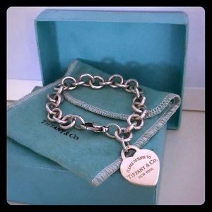 Tiffany & Co. Heart Tag Charm Bracelet